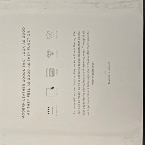 Gathre Micro Extra Small Leather Changing Mat/Baby Mat/Placemat - Numbers - Picture 2 of 3